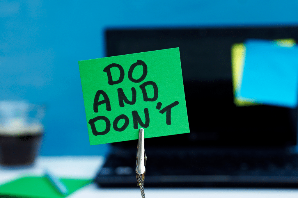 Do's and don'ts for party planning for people in recovery 